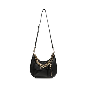BOzzy Black / Gold - Borsa Nera SMABOZZY-B-G . STEVE MADDEN 