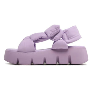 BONKERS LAVENDER BLOOMS NYLON FABRIC - Sandali Donna Viola SMSBONKERS-LAVBLM . STEVE MADDEN 