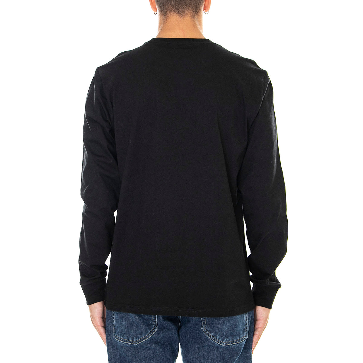 Base - Maglietta Girocollo Maniche Lunghe Uomo Nera I026265.0D2.XX.03 . CARHARTT WIP 