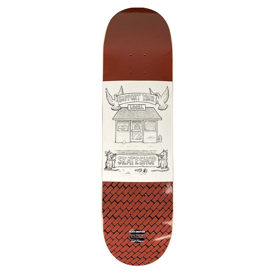 DLX x Skate Shop Day - Tavola da Skateboard Marrone / Multicolore - 8. DLSKB1005B-806 . DLX 