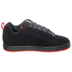 M' Court Graffik Black / Grey / Red - Scarpe Stringate Profilo Basso Uomo Nere US 12 ADYS100442 . DC 