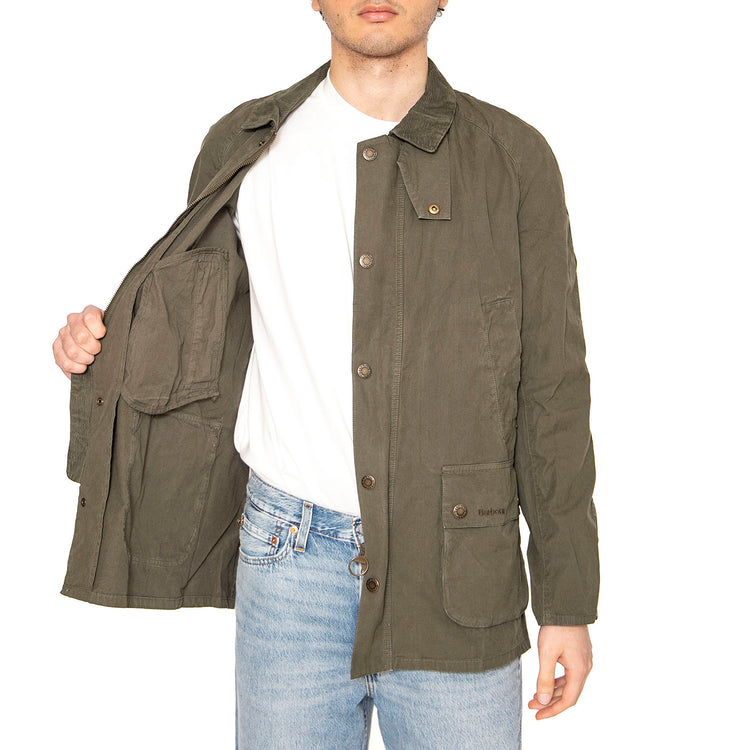 Ashby Casual Olive Jacket - Giacca Uomo Verde MCA0792-OL51-SS23 . BARBOUR 