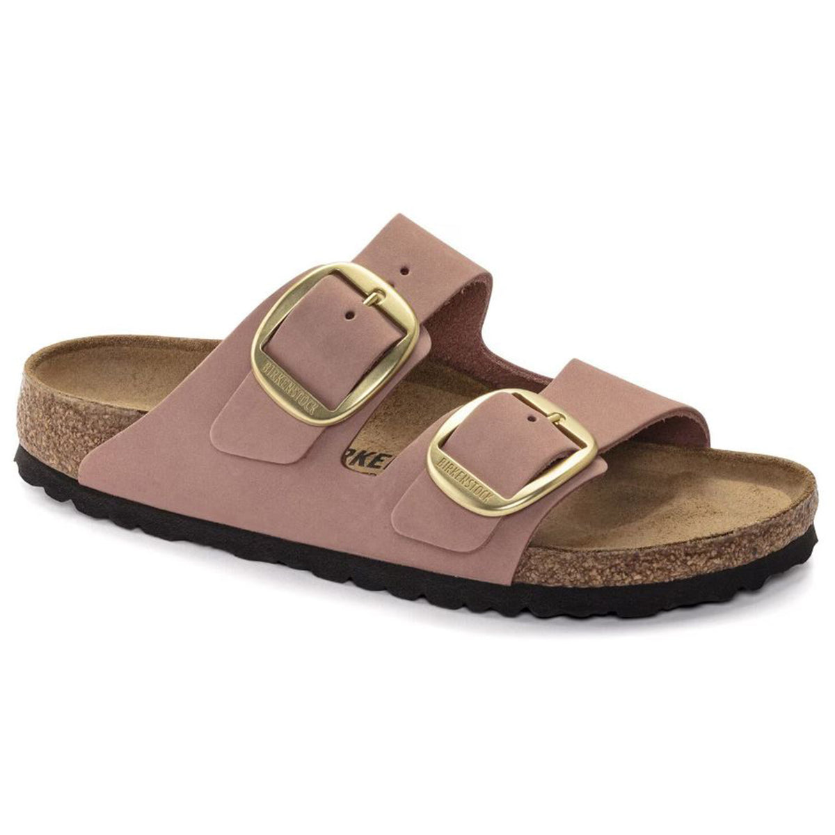 Arizona Big Buckle old rose Nubuck Leather - Sandali Donna Rosa 1024074 . BIRKENSTOCK 