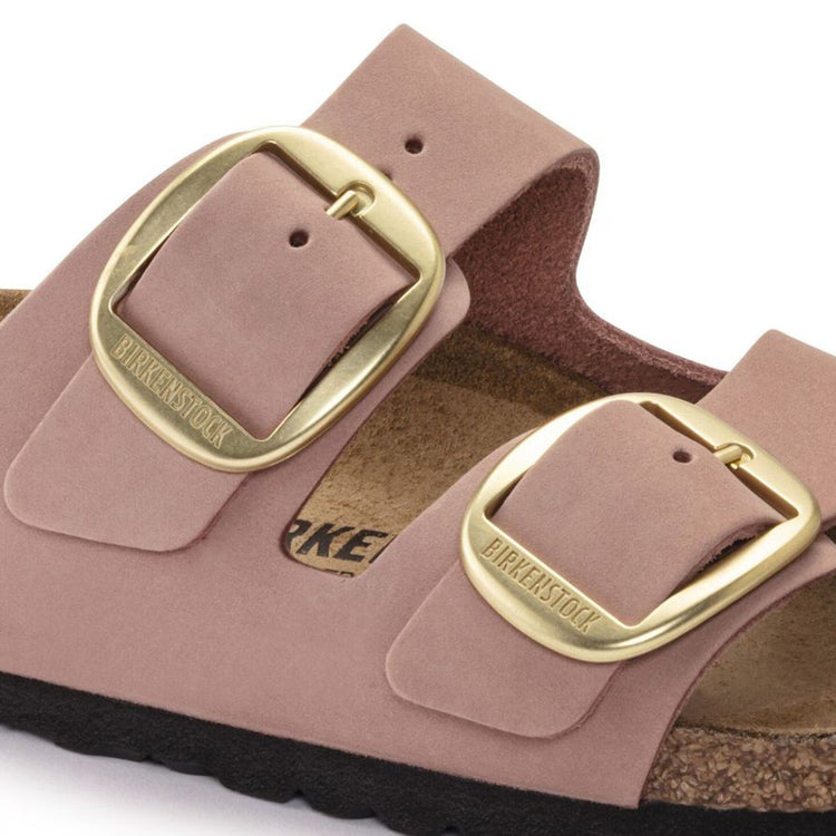 Arizona Big Buckle old rose Nubuck Leather - Sandali Donna Rosa 1024074 . BIRKENSTOCK 