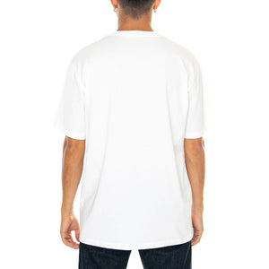 S/S Pocket T-Shirt White - Maglietta Girocollo Uomo Bianca I030434-02XX . CARHARTT WIP 