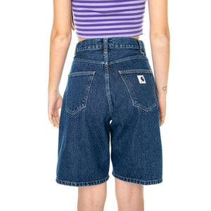 W' Brandon Short Blue Stone Washed - Bermuda Denim Jeans Donna Blu I031919-0106 . CARHARTT WIP 
