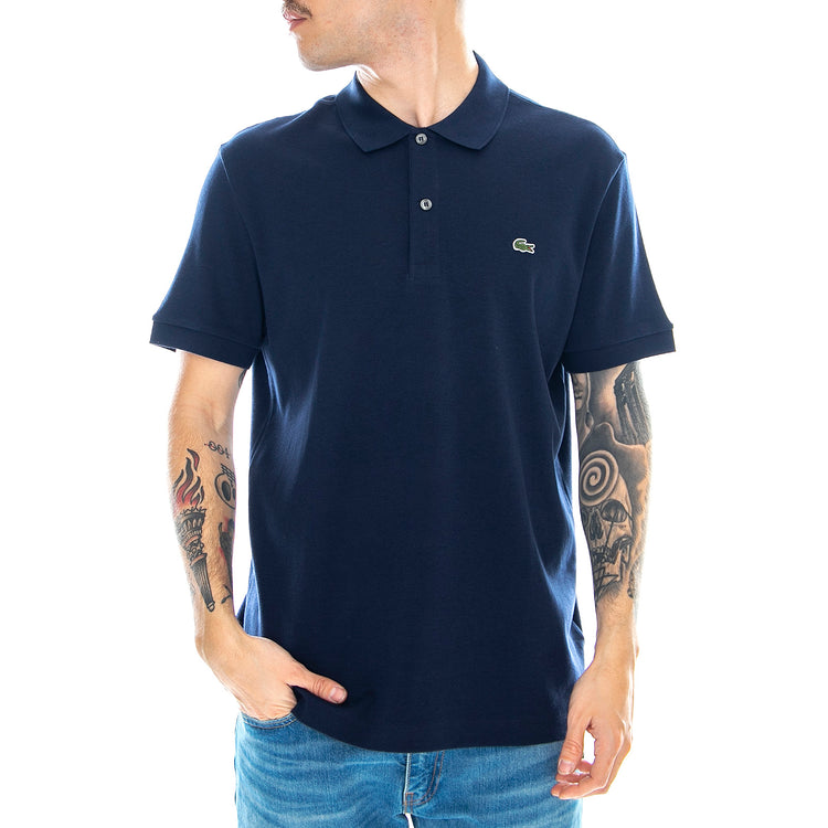 Basic Mc-166 Polo - Blue - Polo Uomo Blu DH2050-166 . LACOSTE 