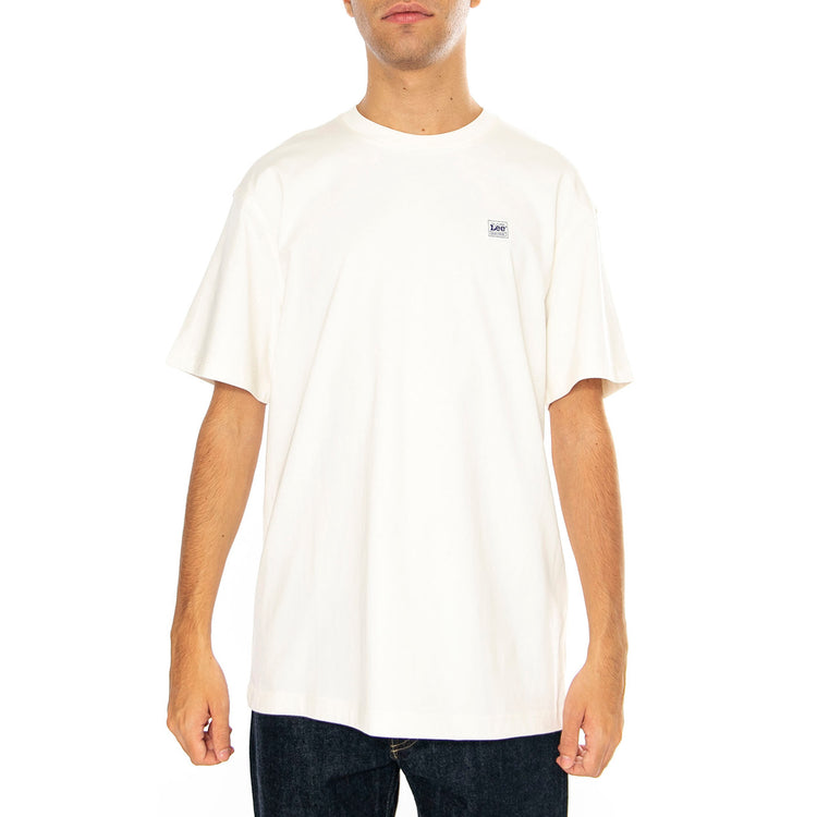 WW Tee Ecru - Maglietta Girocollo Uomo Bianca 112355532-WHITE . LEE 