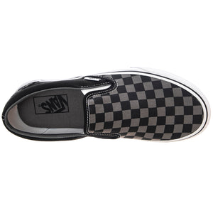 UA Classic Slip-On Shoes - Black / Pewter Checkerboard - Scarpe Slip-On Profilo Basso Uomo Multicolore VN000EYEBPJ1 . VANS 