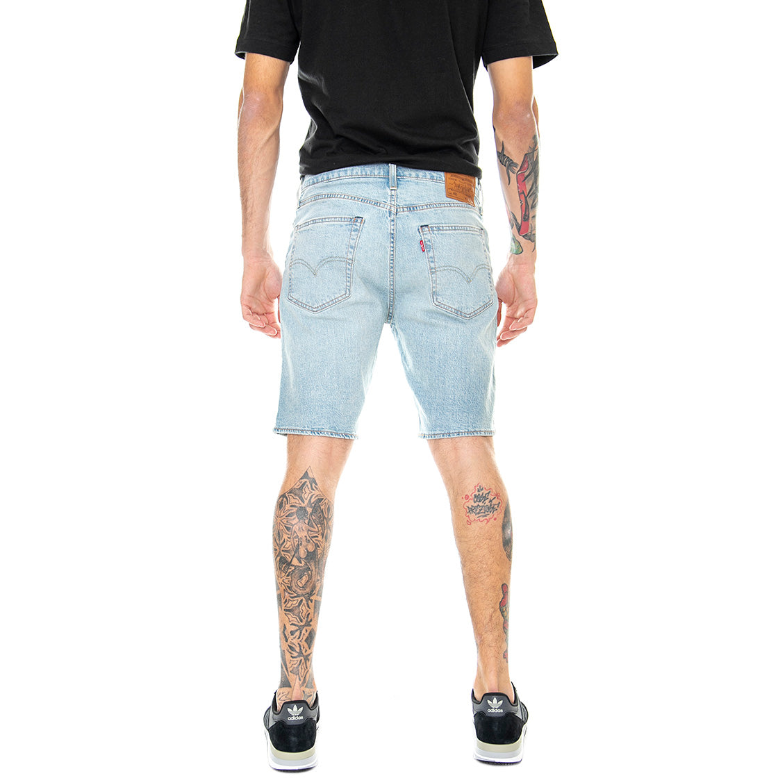 405 Standard Punch Line Philosophe - Bermuda Denim Jeans Uomo Blu / Light Indigo / Flat Finish 39864-0055 . LEVIS 