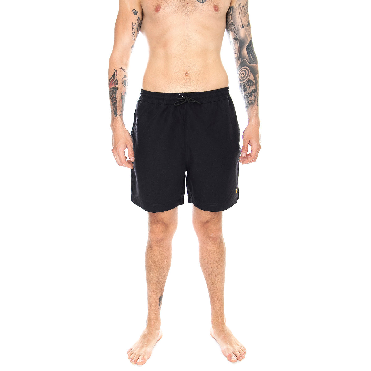 M' Chase Swim Short Black / Gold Costume da Bagno Uomo Nero I026235.89.90.03 . CARHARTT WIP 