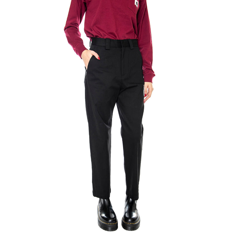 Womens Bossel Pants - Black - Pantaloni Donna Neri 330018-110 . ELVINE 