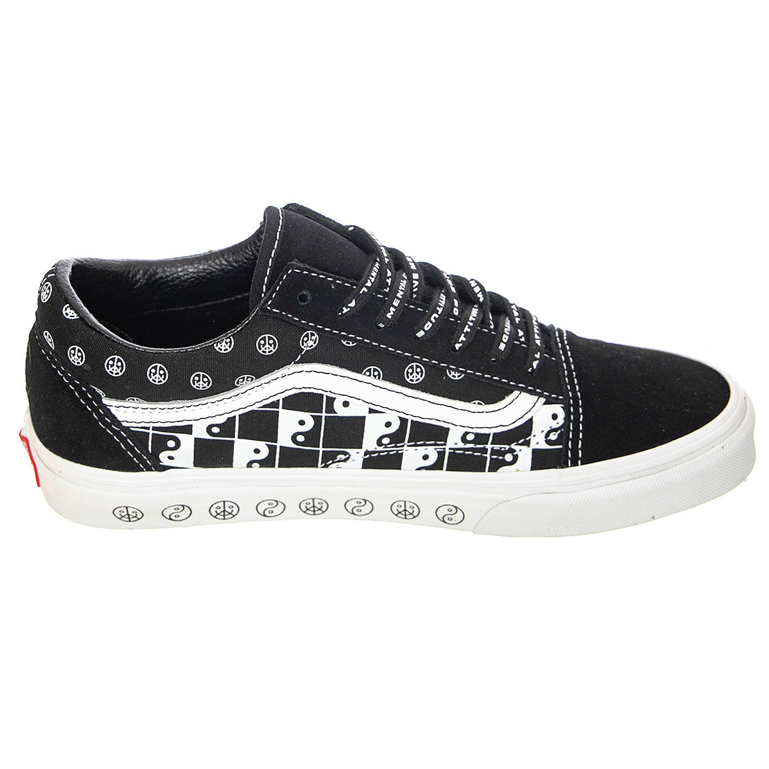 UA Old Skool PMA - Scarpe Stringate Profilo Basso Uomo Nere / Bianche / True White VN0A7Q2JBCH1 . VANS 