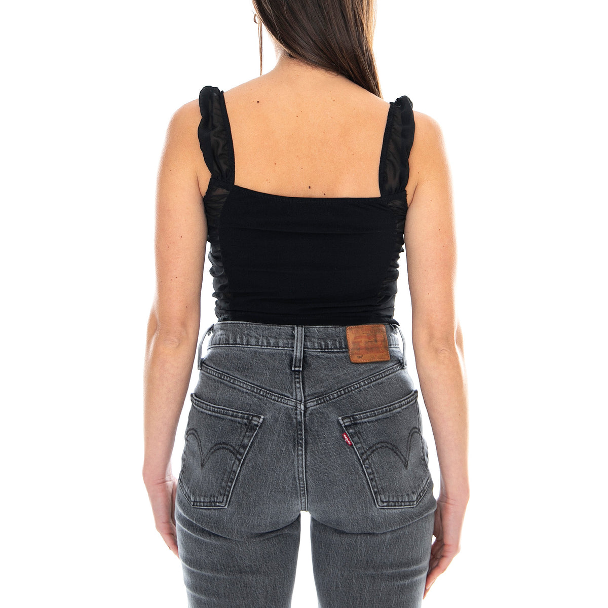 Maral Top - Black - Top Donna Nero MRCMARALTOP-BLACK . MOTEL ROCK 