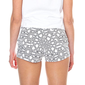 Mizzy Shorts - Geo Maze - Pantaloncini Donna Multicolore MRCMIZ SH13MIZ-GEO M . MOTEL ROCKS 