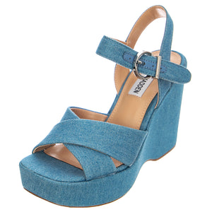Zelina - Sandali Donna Denim Blu SMSZELINA-DENIMFAB . STEVE MADDEN 