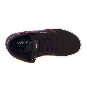Yorek - Scarpe Profilo Alto Bambino / Bambina Nere  / Multicolore 58048-018 . SUPRA 