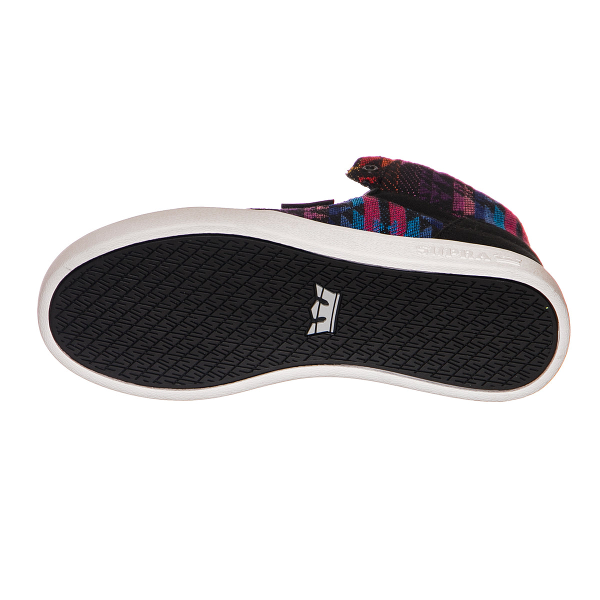 Yorek - Scarpe Profilo Alto Bambino / Bambina Nere  / Multicolore 58048-018 . SUPRA 