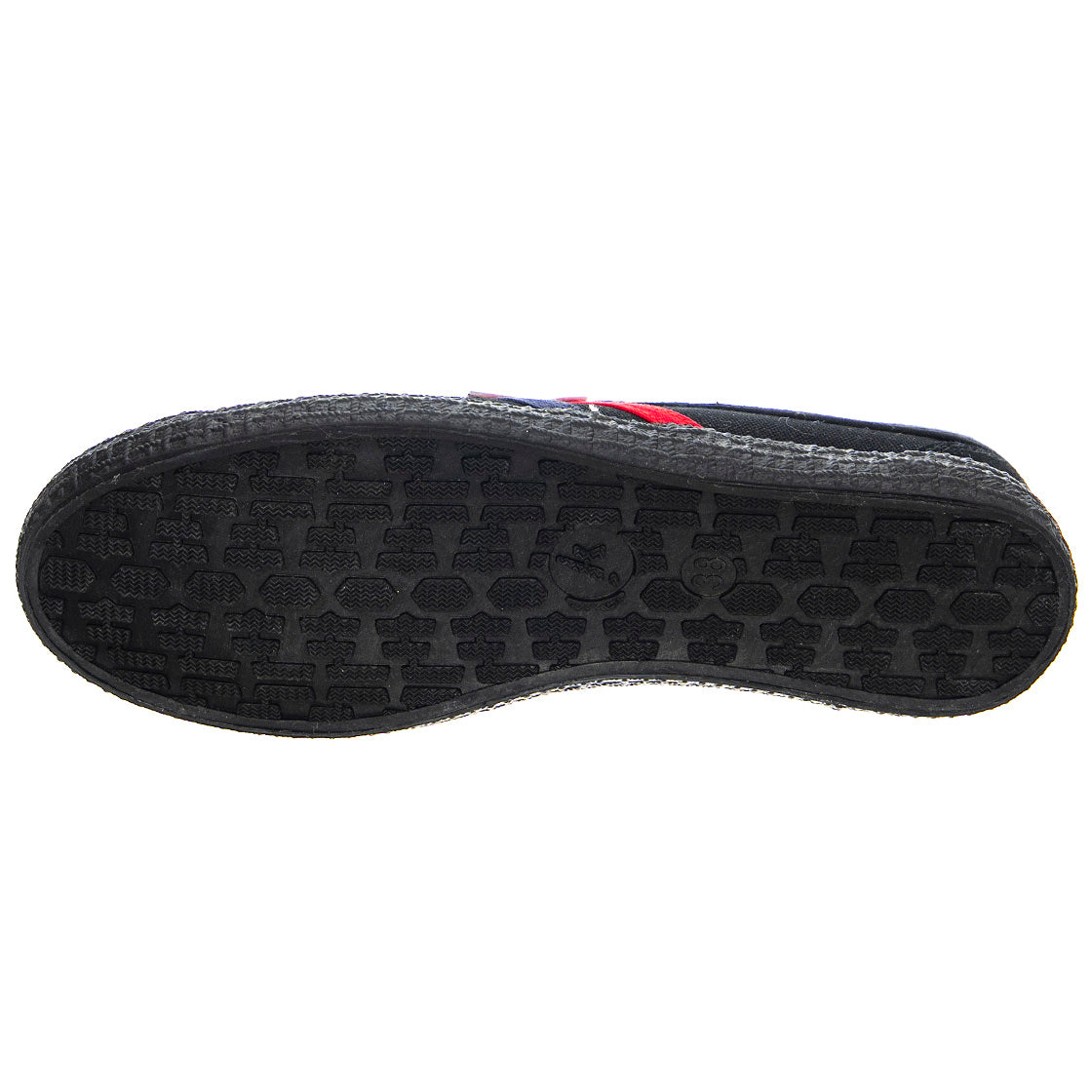 Retro Canvas 1001S - Scarpe Stringate Profilo Basso Donna Nere K192496-BLK . KAWASAKI 