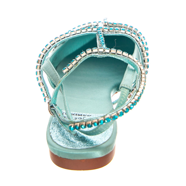 W' Pristina-Torquoise Saint Combo - Sandali Donna Turchesi JCR2P-150A . JEFFREY CAMPBELL 