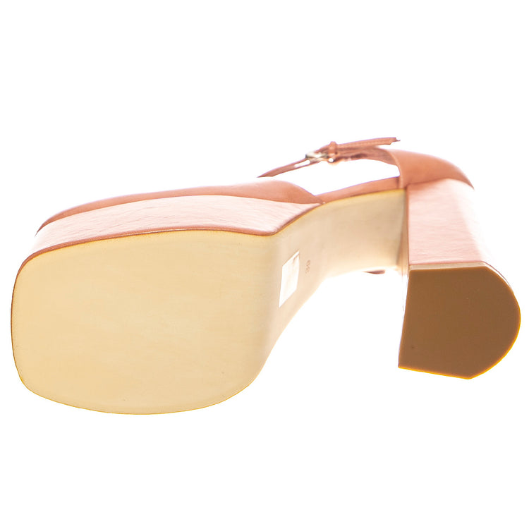 W' Leila Blush Patent - Scarpe Donna Marroni JCSR726PG-19-005-BLU . JEFFREY CAMPBELL 