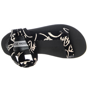 WOMENS HENLEY SANDALS BLACK - Sandali Donna Neri SMSHENLEY-BLKPARIS . STEVE MADDEN 
