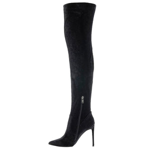 VAVA BLACK VELVET - Stivali Alti Donna Neri SMSVAVA-BLKV . STEVE MADDEN 