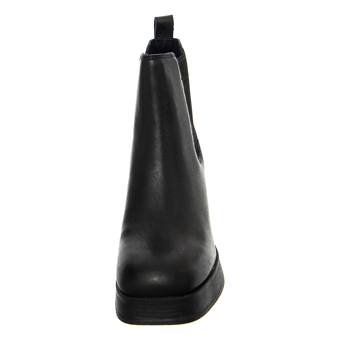 PRIORITY BLACK LEATHER - Stivaletti alla Caviglia Donna Neri WSSPRIORITY-BLK . WINDSOR SMITH 
