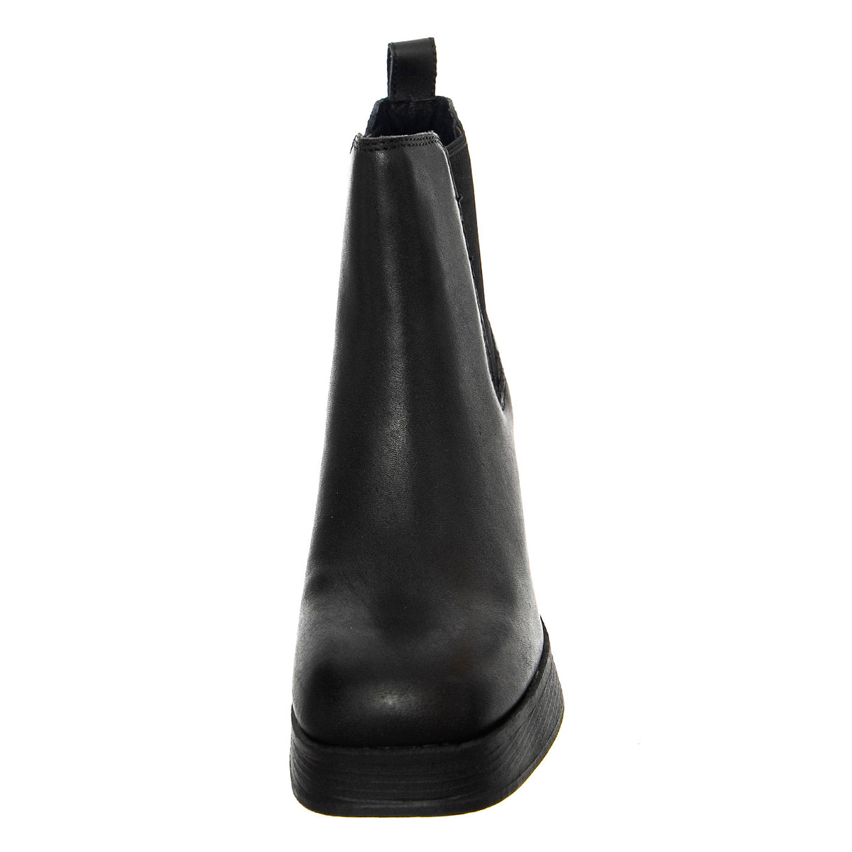 PRIORITY BLACK LEATHER - Stivaletti alla Caviglia Donna Neri WSSPRIORITY-BLK . WINDSOR SMITH 