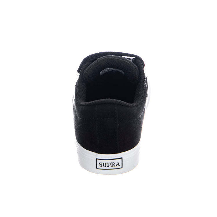 Kids Stacks II Vulc Velcro Sneakers - Black / White - Scarpe Profilo Basso Bambino Nere 13C 58334-002-M . SUPRA 