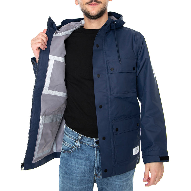 Drill Chore Coat Winter Hooded Jacket - Dress Blues - Giacca Invernale con Cappuccio Uomo Blu VN0A4RQ3LKZ1 . VANS 