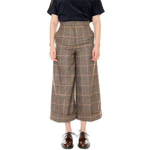 921SD25029 - Pantalone con Cintura Marrone / Beige 921SD25029 -929027-01 . ALESSIA SANTI 