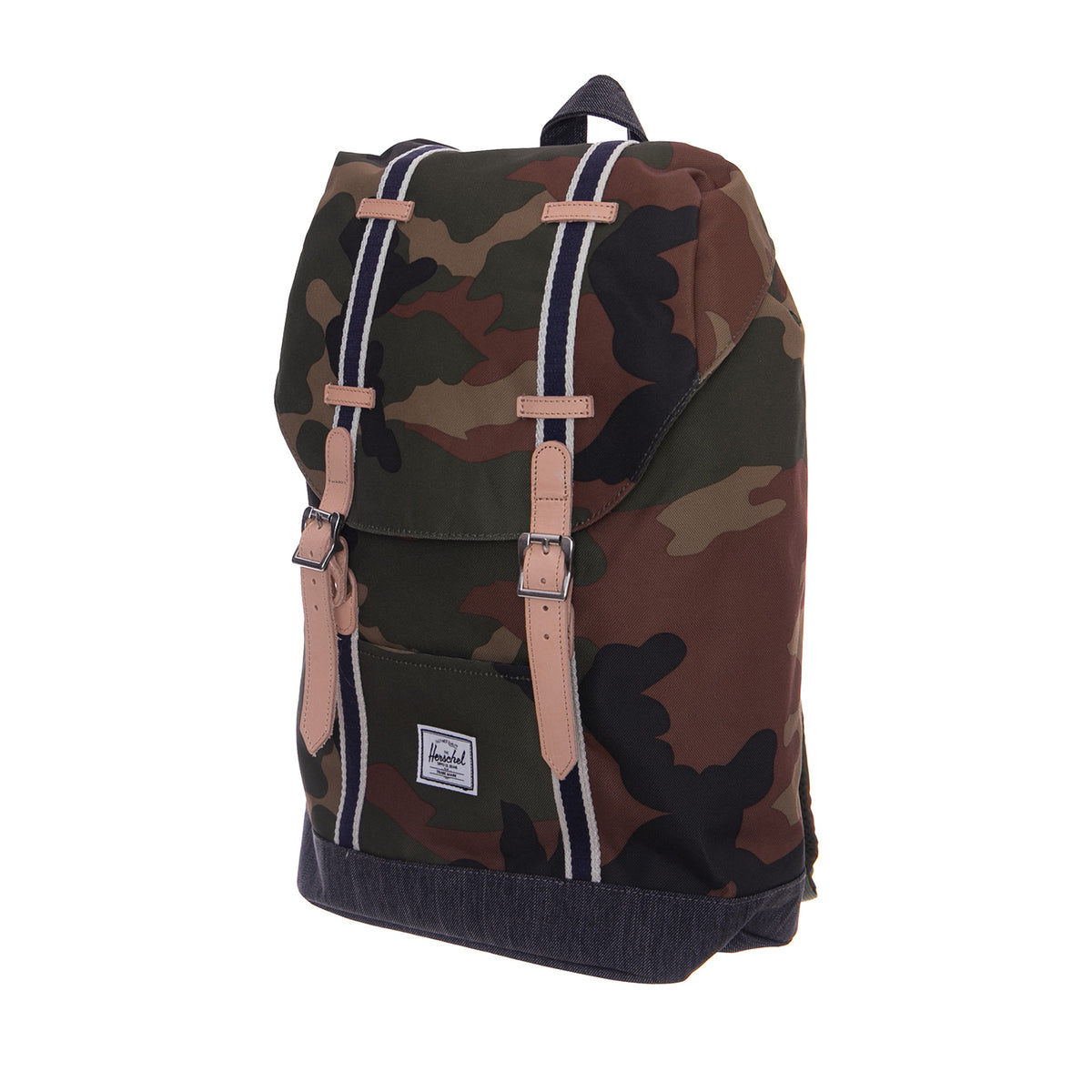 Retreat Mid-Volume Backpack - Woodland Camo / Dark Denim - Zaino Camo 10329-02166-OS . HERSCHEL 
