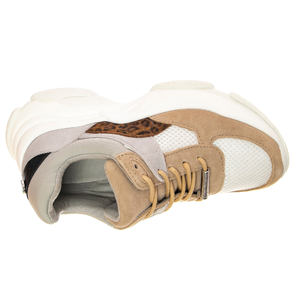 Menace - Scarpe Stringate Profilo Basso Donna Beige / Bianche / Taupe SMPMENACE-TAUMLT . STEVE MADDEN 