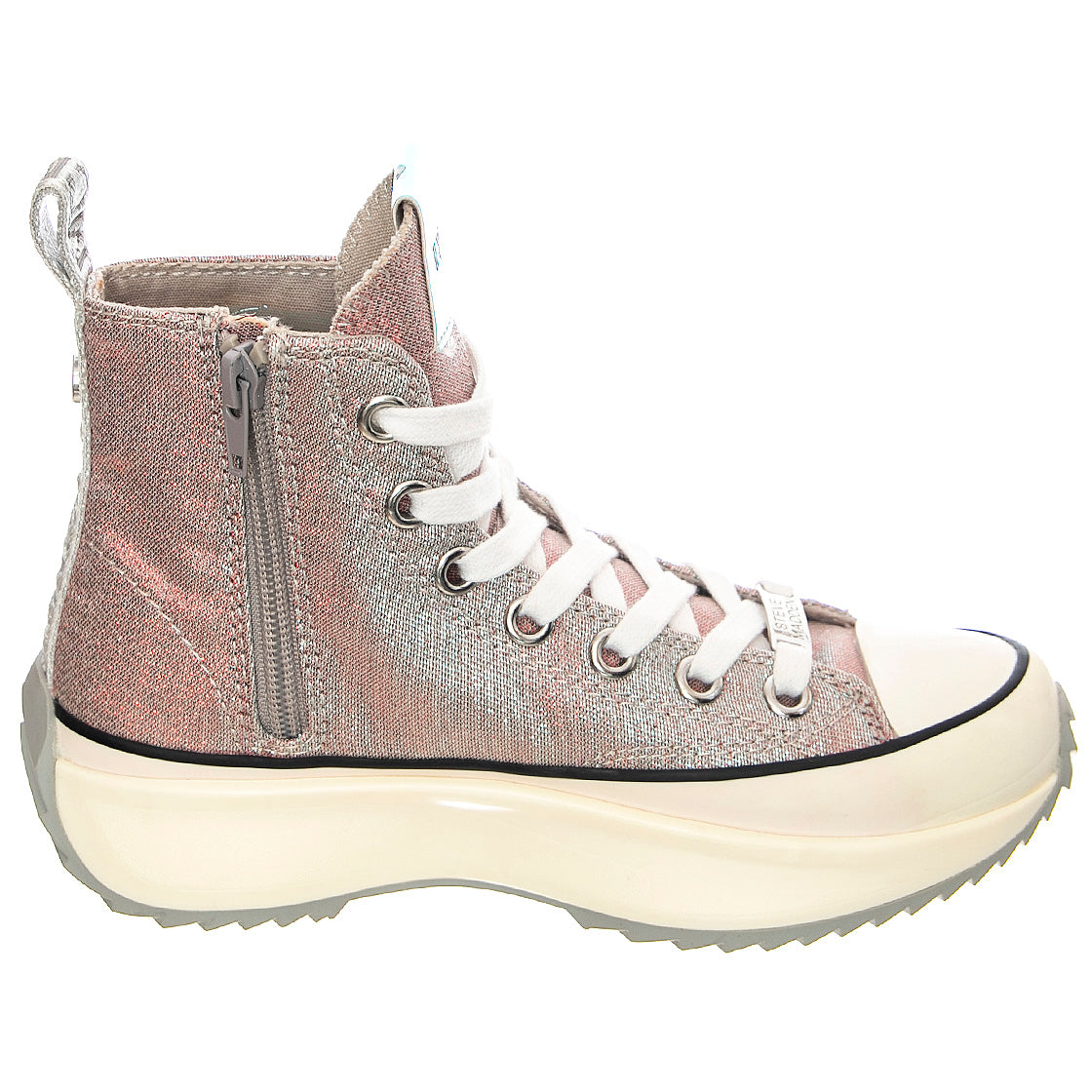Shark - Scarpe Stringate Profilo Alto Donna Multicolore / Glitter SMPSHARK-PNKGLI . STEVE MADDEN 