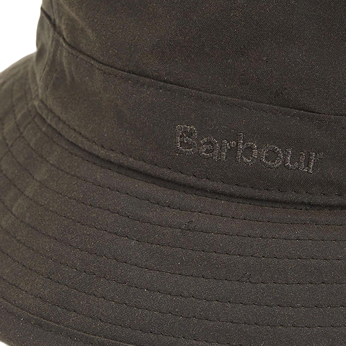 Wax Sports Hat Olive - Cappellino da Pescatore Marrone 222MMHA0001-OL71 . BARBOUR 