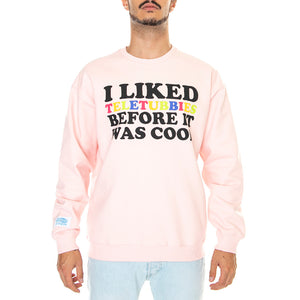 Now Cool Crew Pink - Felpa Girocollo Uomo Rosa 22WISC45-PINK . IUTER 