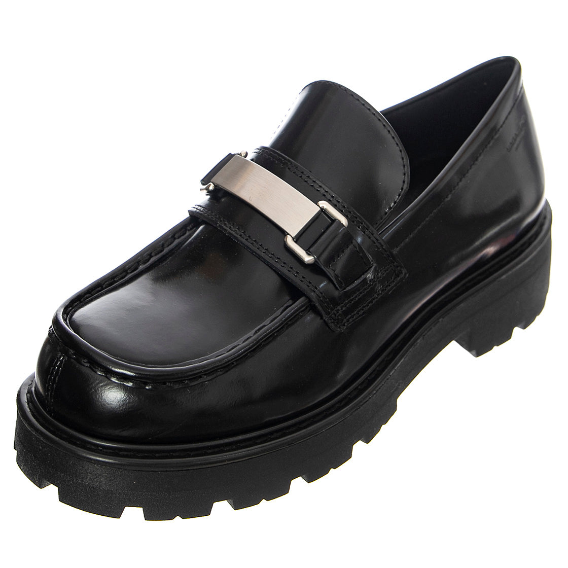 Cosmo 2.0 Cow Leather Black - Mocassini Donna Neri con Dettagli a Contrasto VBS5249-104-20 . VAGABOND 