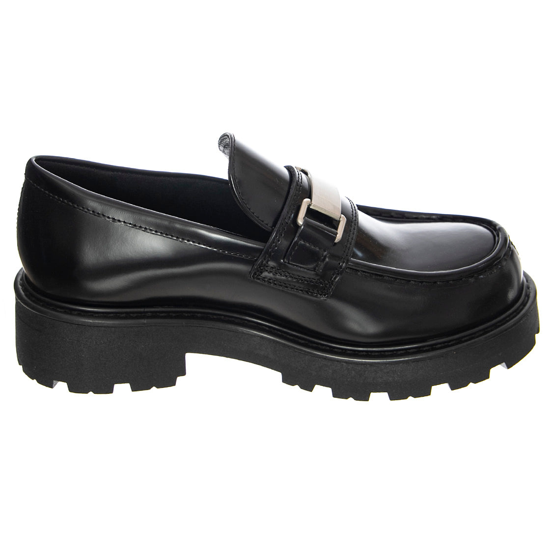 Cosmo 2.0 Cow Leather Black - Mocassini Donna Neri con Dettagli a Contrasto VBS5249-104-20 . VAGABOND 