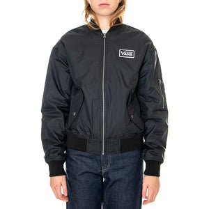 Crew Pilot Jacket Black - Giacca Invernale Donna Nera VN0A7RMNBLK1 . VANS 