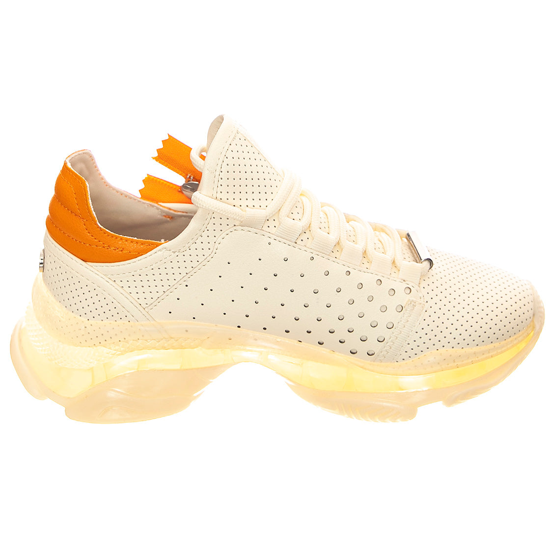 Measure Org - Scarpe Stringate Profilo Basso Donna Bianche / Multicolore SMPMEASURE-ORG . STEVE MADDEN 