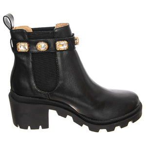 AMULET BLACK - Stivaletti alla Caviglia Donna Neri SMSAMULET-BLK . STEVE MADDEN 