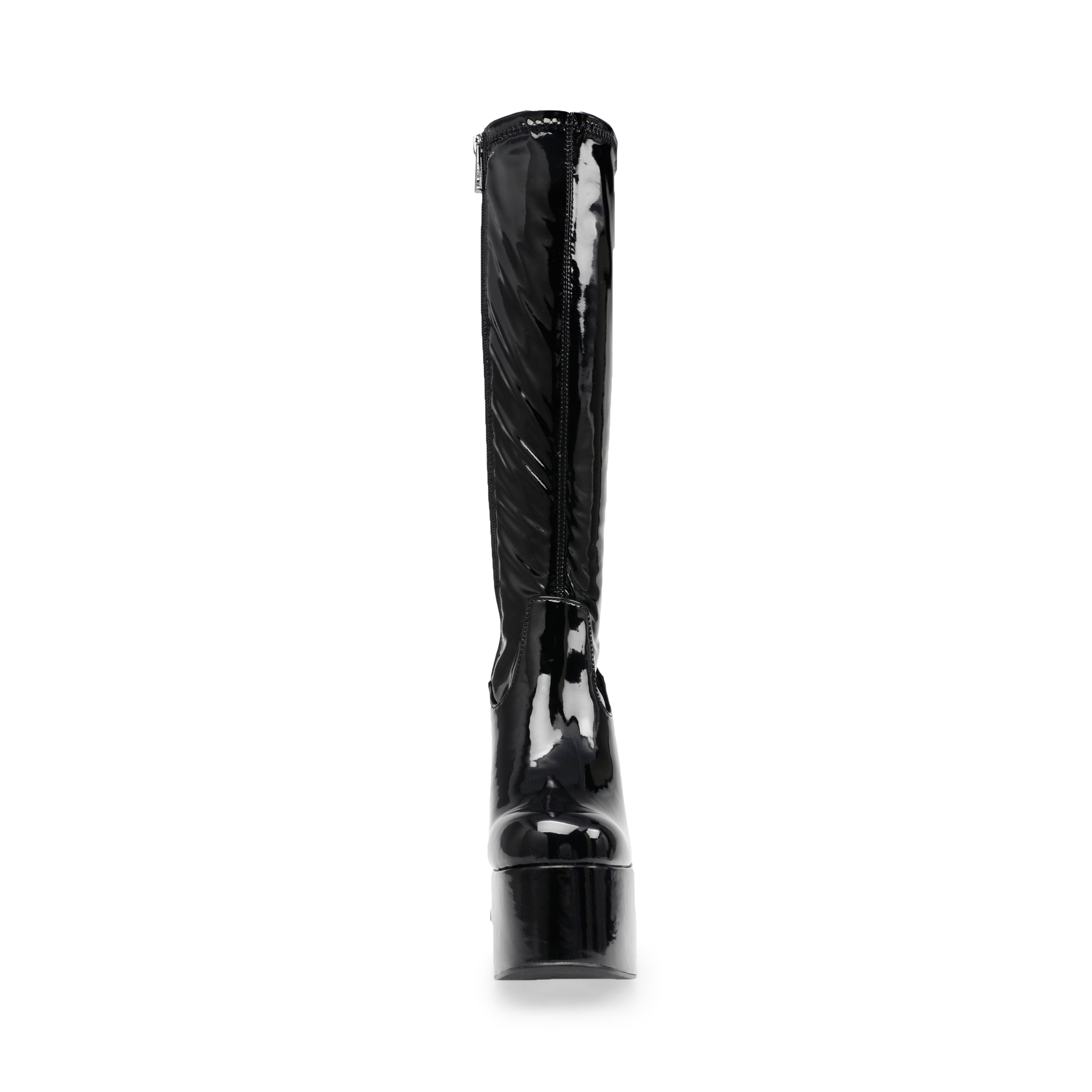 ANNEXED BLK PATENT - Stivali Alti con Plateau Donna Neri SMSANNEXED-BLK . STEVE MADDEN 