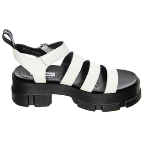 Pioneer White Leat - Sandali Donna Bianchi / Neri SMSPIONEER-WHI . STEVE MADDEN 