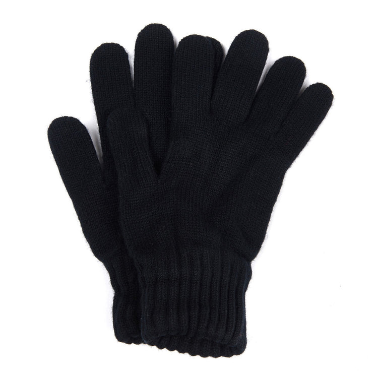 LAMBSWOOL GLOVES BLACK - Guanti in Lana Neri MGL0006-BK11-FW23 . BARBOUR 
