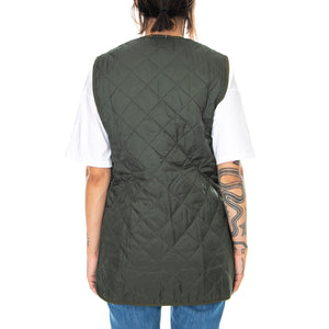 QUILTED WAISTCOAT ZIP IN LINER OLIVE/CLASSIC - Giacca Smanicata Uomo Verde MLI0001-GN92-FW23 . BARBOUR 