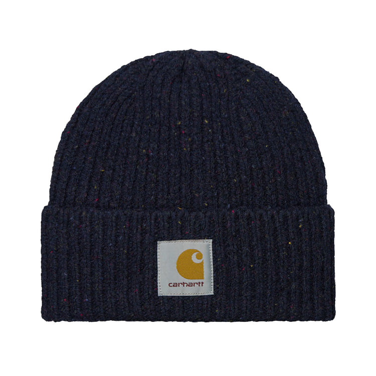 ANGLISTIC BEANIE SPECKLED DARK NAVY - Cappellino a Cuffia Blu I013193.1T4XX . CARHARTT WIP 