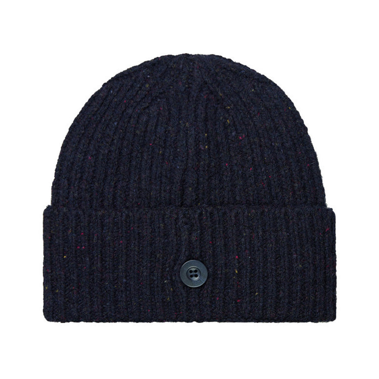 ANGLISTIC BEANIE SPECKLED DARK NAVY - Cappellino a Cuffia Blu I013193.1T4XX . CARHARTT WIP 