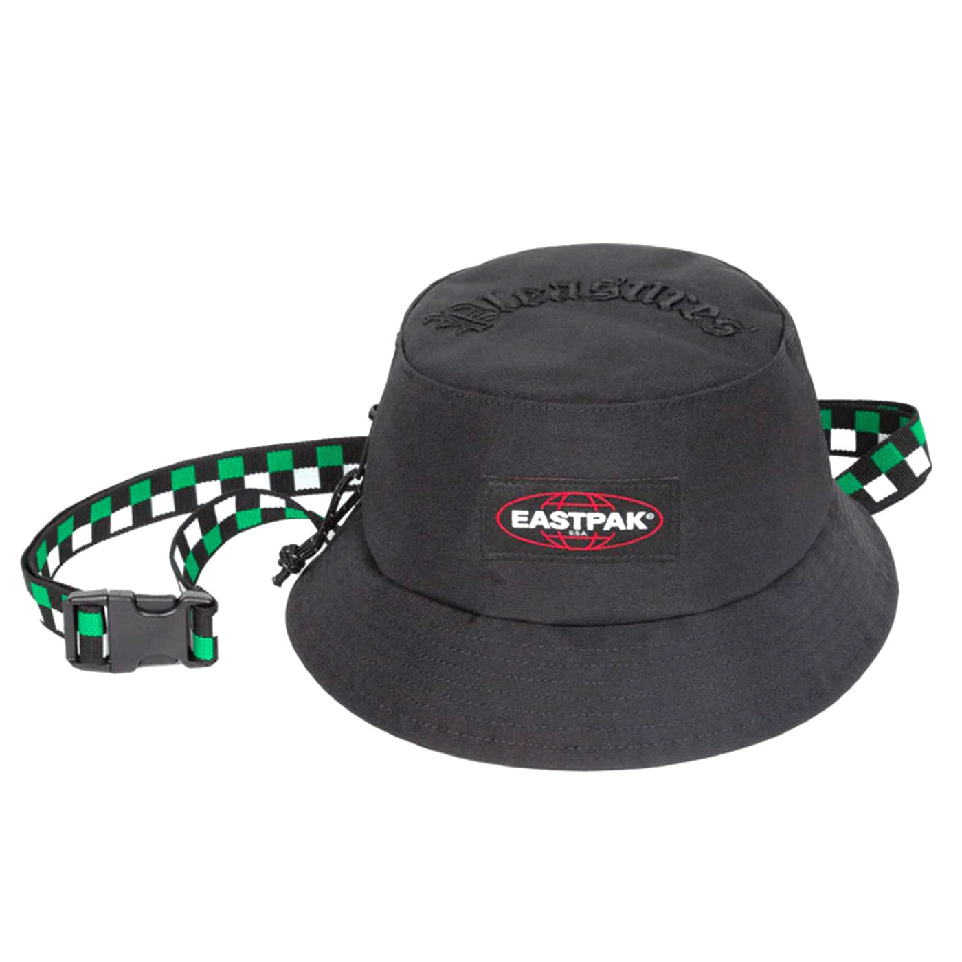 Eastpak x Pleasures Crossbody Embroidery Black - Cappello da Pescatore Nero EK0A5BH23J71 . EASTPAK 