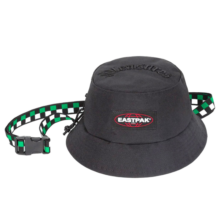 Eastpak x Pleasures Crossbody Embroidery Black - Cappello da Pescatore Nero EK0A5BH23J71 . EASTPAK 